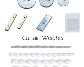 Hem Lead Weight for Curtains & Nets - Penny, Stick, Oblong, Tape by the Metre