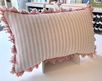 Lumber Cushion - Susie Watson Stripe Fabric