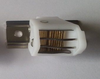 Pack of 2 Roman Blind Baton Cord Locks - Cogged Brass Wheels