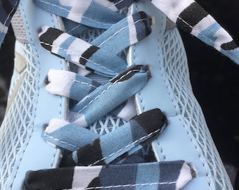 Shoelaces,Camouflage laces,Blue,Flat Shoelaces,fabric shoe laces,metal aglets,tips,custom shoelaces,vans,DrMartens,converses,sneakers