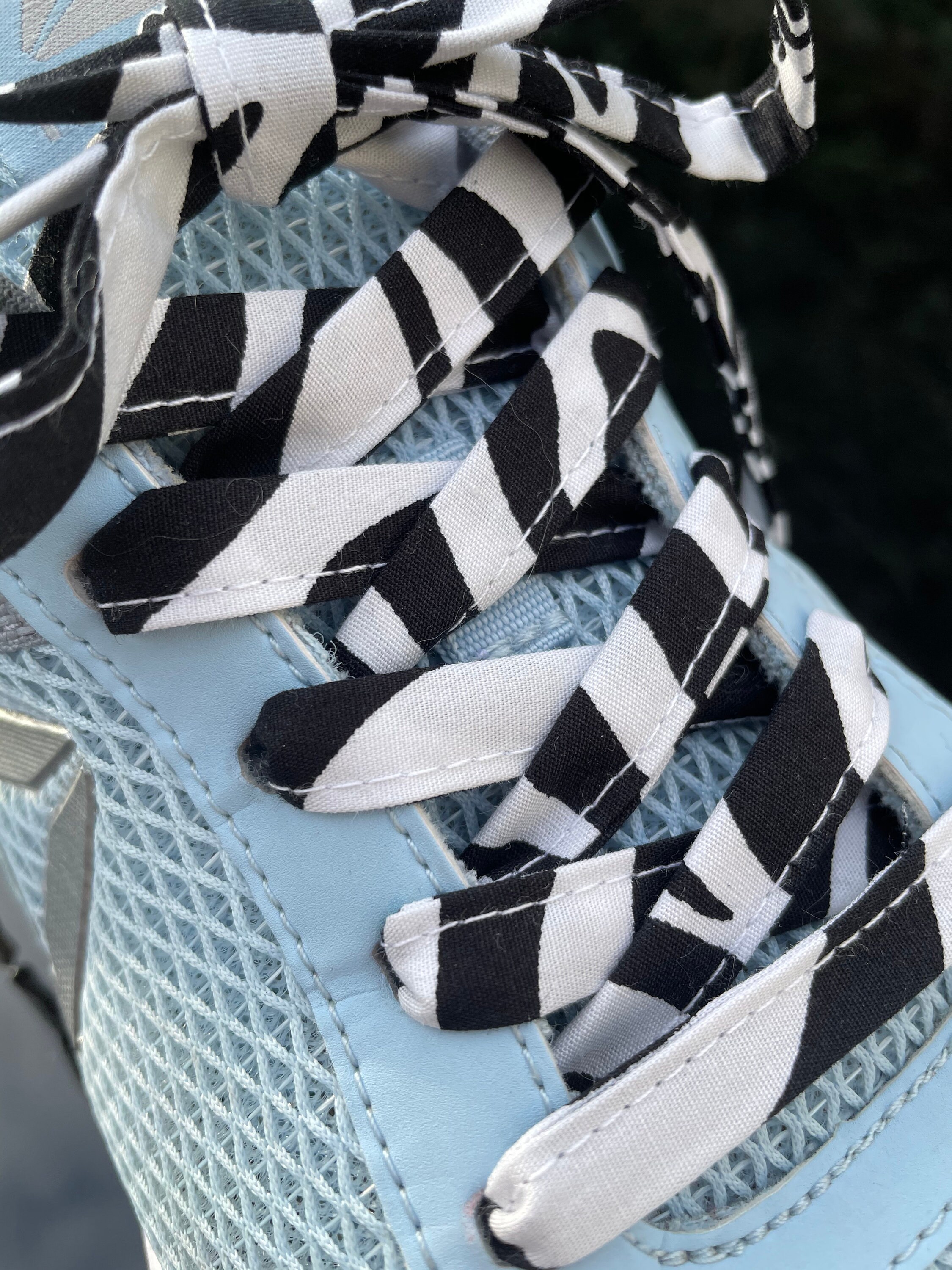 black cotton shoelaces
