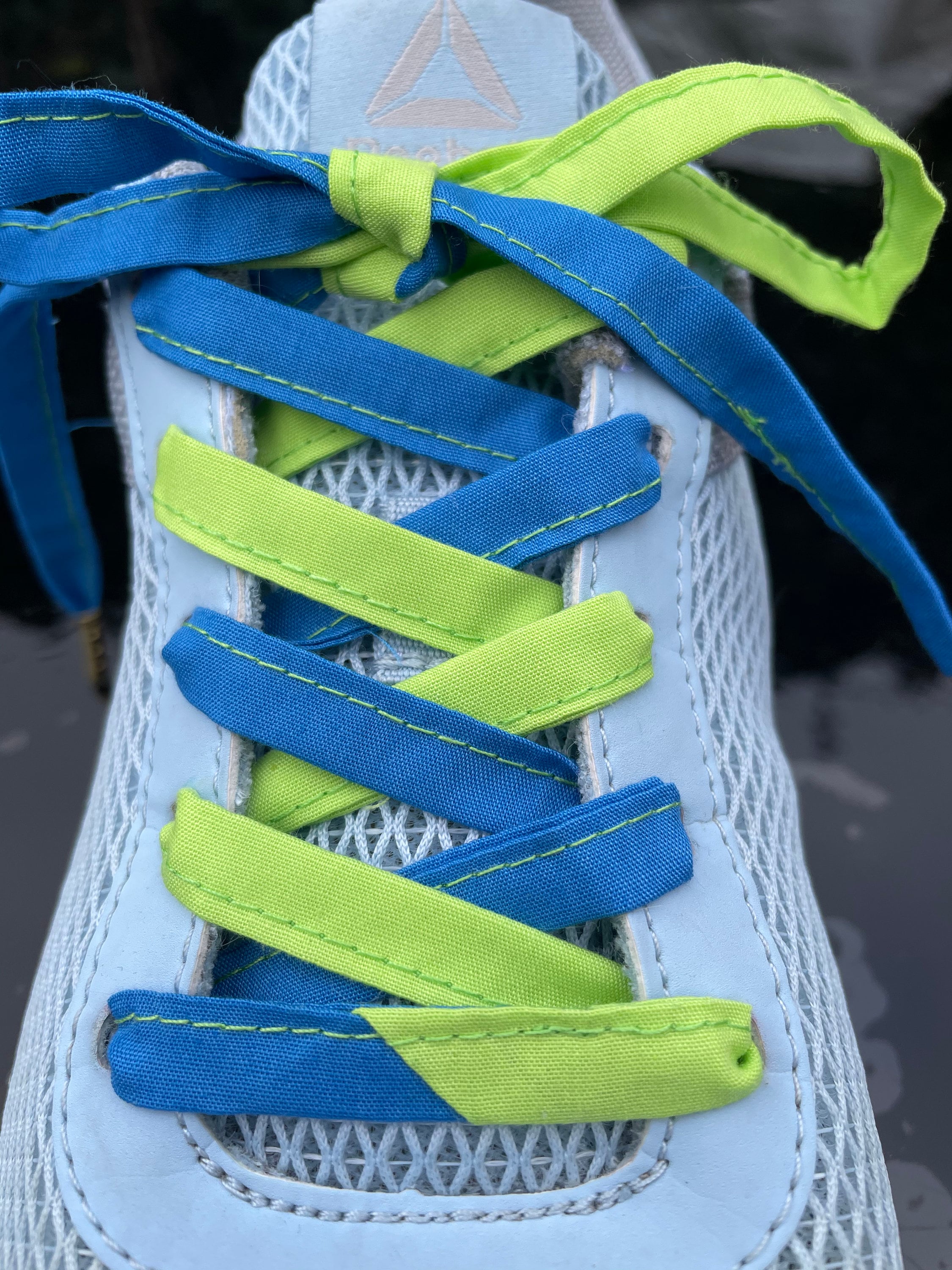 Super LacesGreenBlue Flat Handmade Plain Shoelaces vans Etsy