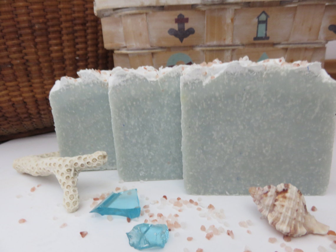 Sea Salt Ocean Soap All Natural Soap Salt Bar Bath Soap Etsy