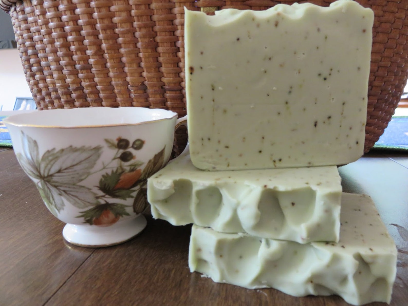 Green Tea Soap All Natural Soap Handmade Soap Bath Soap Etsy