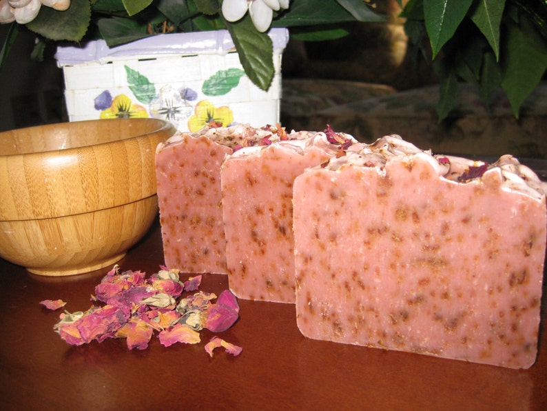 Victorian Rose Soap All Natural Soap Handmade Soap Bar Etsy