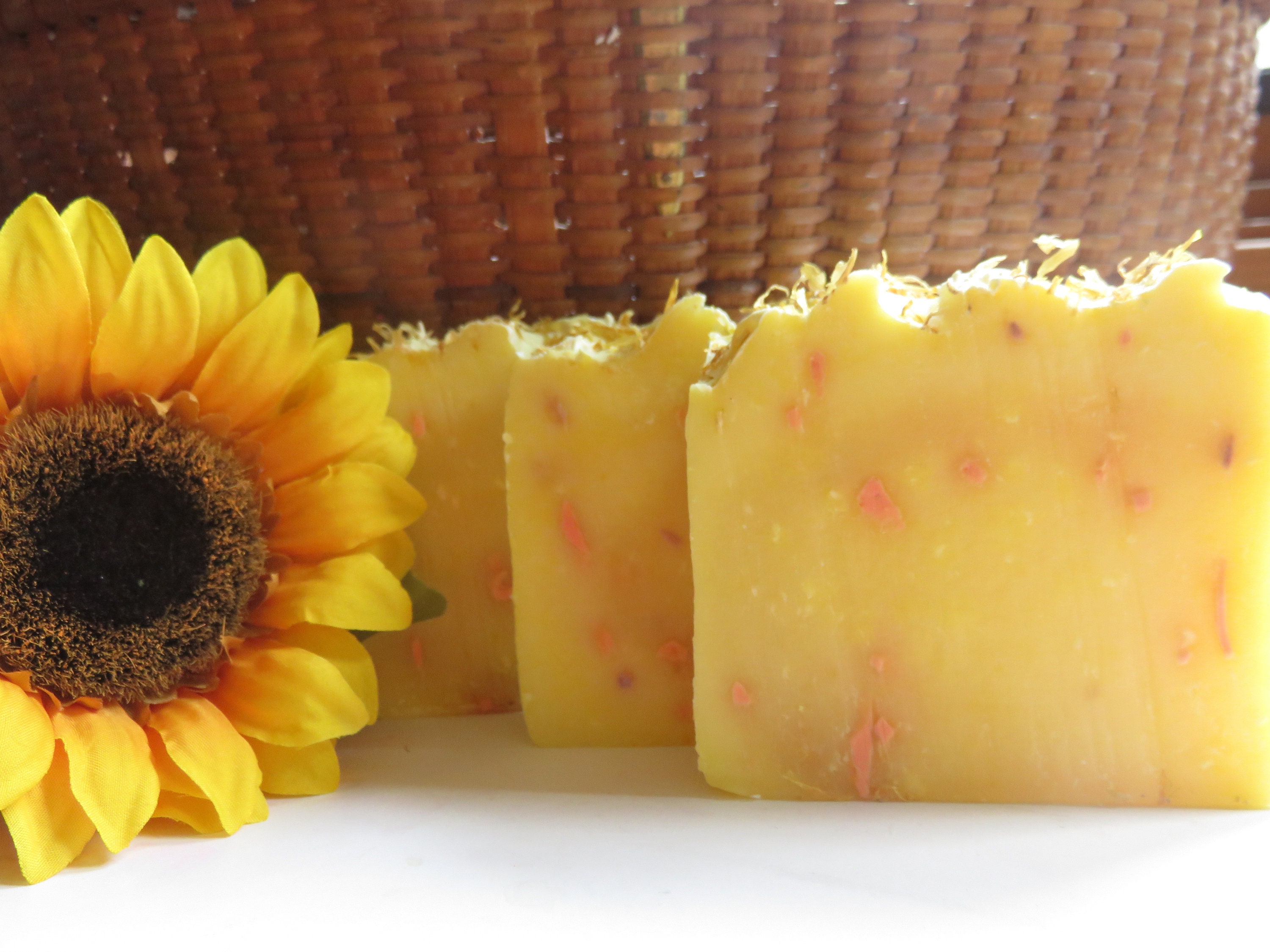 Sunflower Soap All Natural Soap Bath Soap Handmade Soap Etsy
