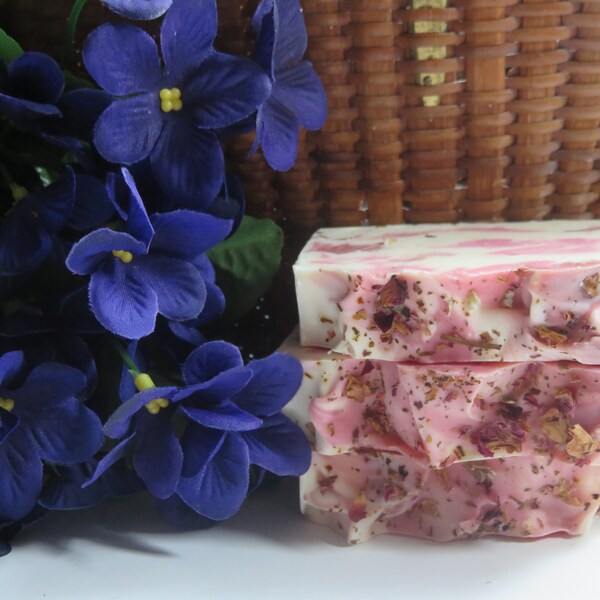 Goats Milk Peony Soap, All Natural Soap, Handmade Soap, Bath Soap,Handcrafted Soap, Artisan Soap, New Hampshire Soap, Bar Soap, Hand Soap