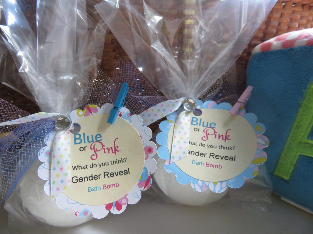 Baby Gender Reveal Bath Bomb Baby Shower Bath Bomb Baby Etsy