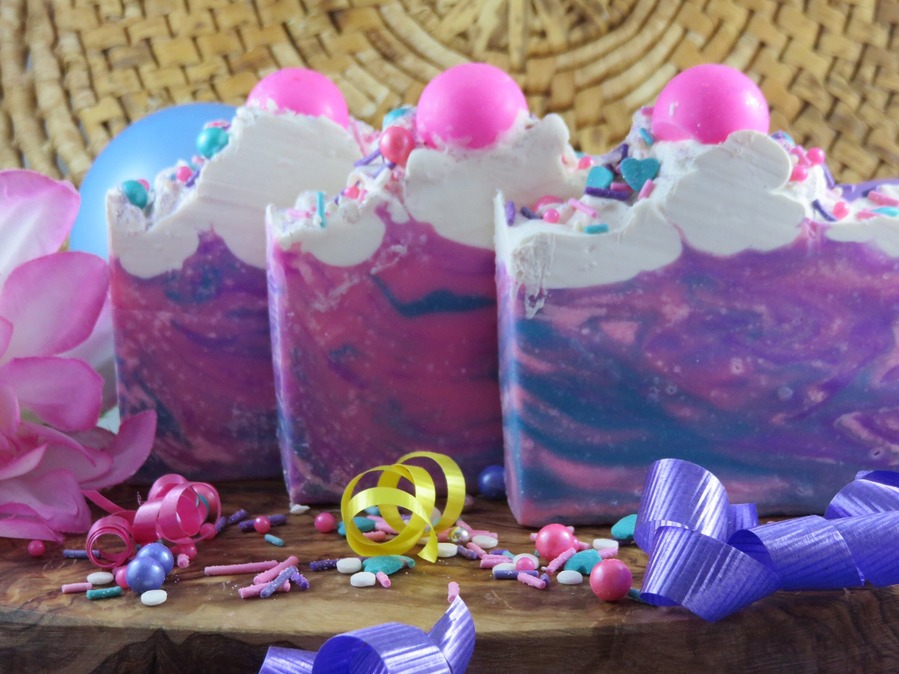 Happy Birthday Soap Surprise Party Blackberry Vanilla Etsy