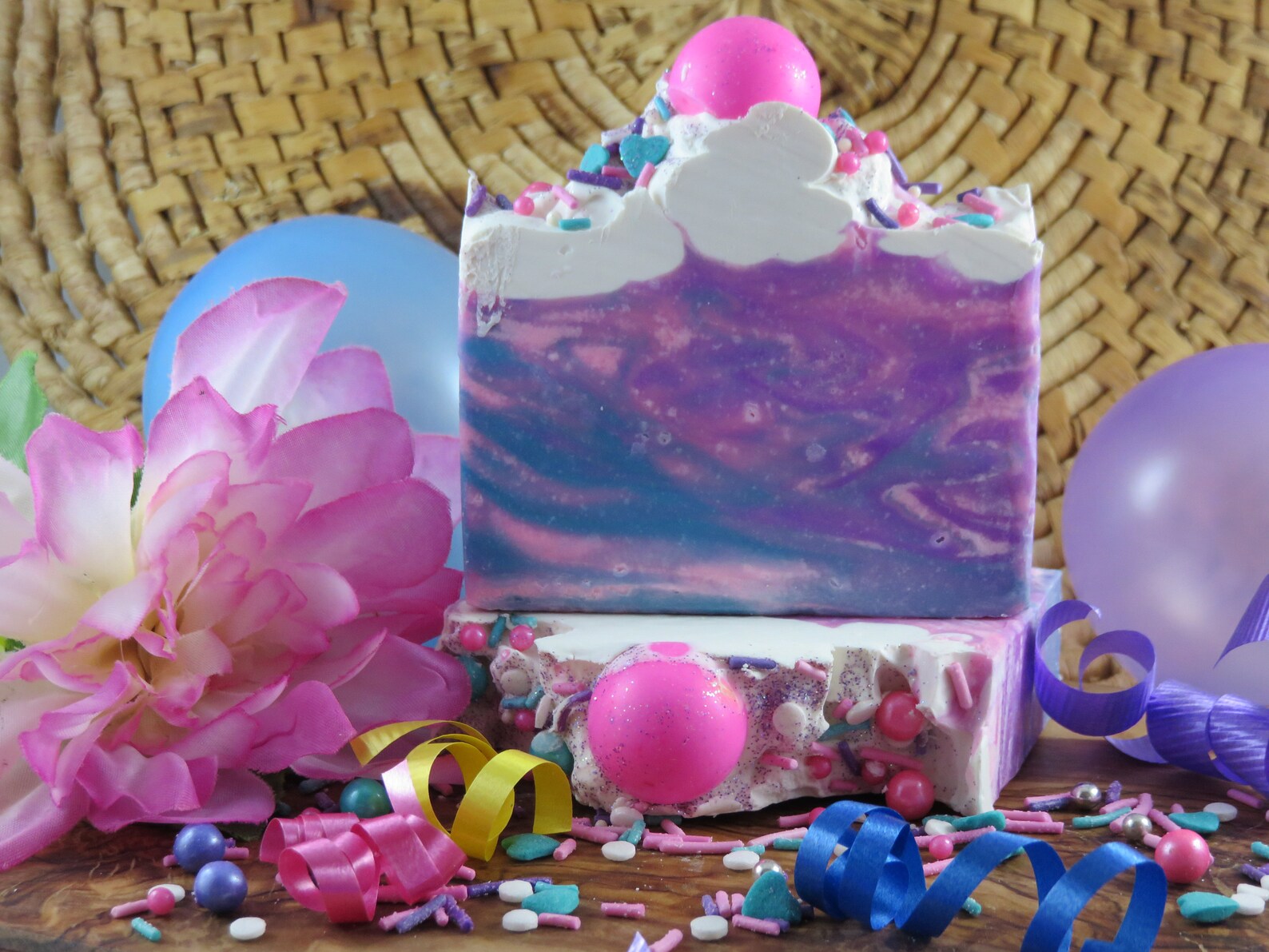 Happy Birthday Soap Surprise Party Blackberry Vanilla Etsy