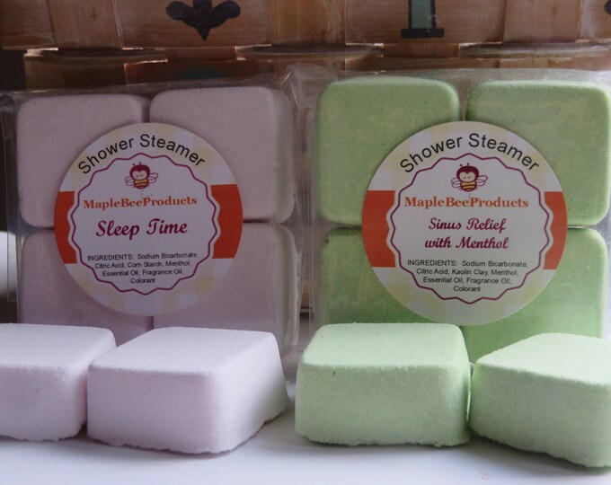 Shower Steamers, Sinus Relief, Aromatherapy Shower Bomb, Hangover