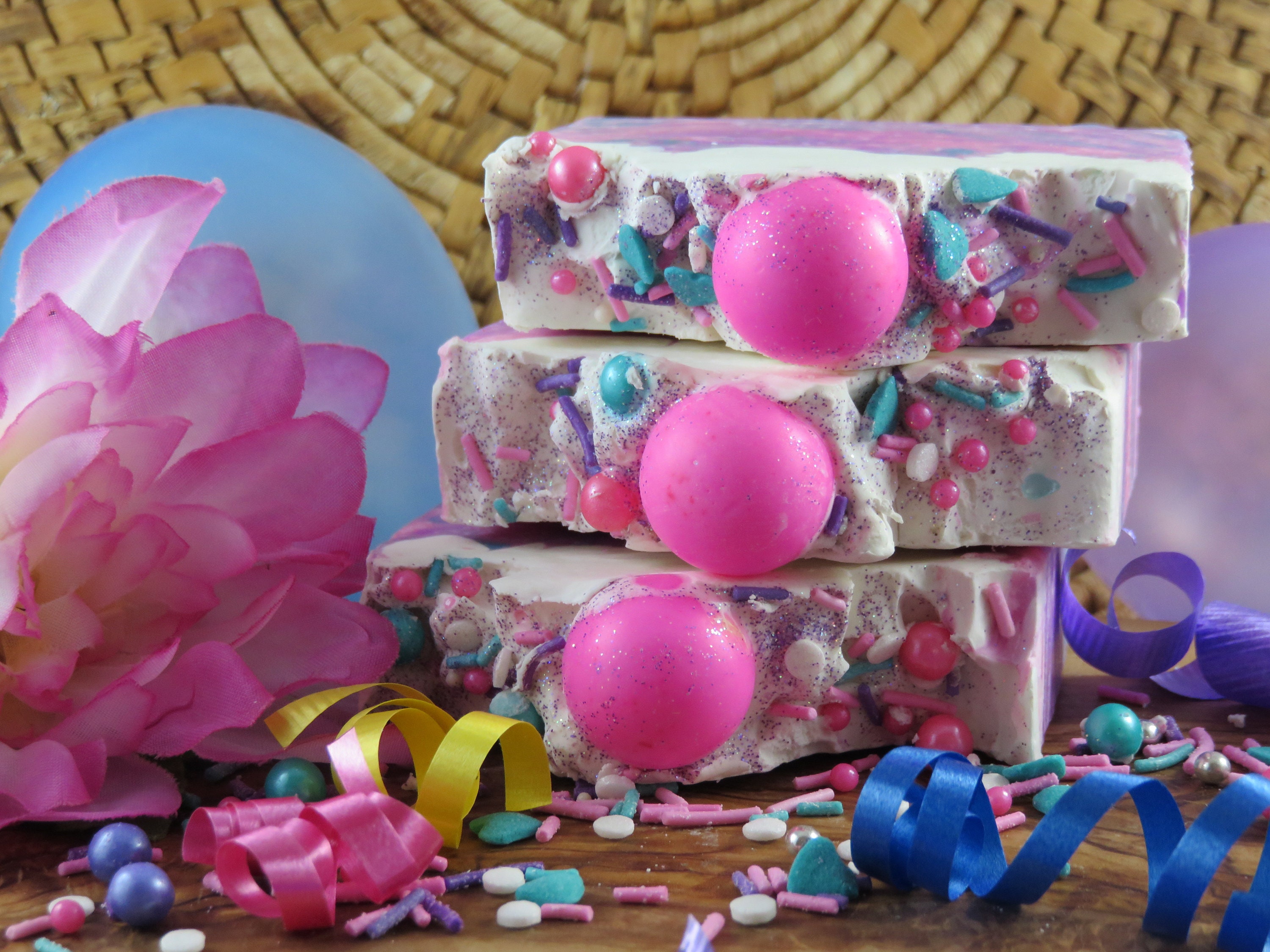 Happy Birthday Soap Surprise Party Blackberry Vanilla Etsy