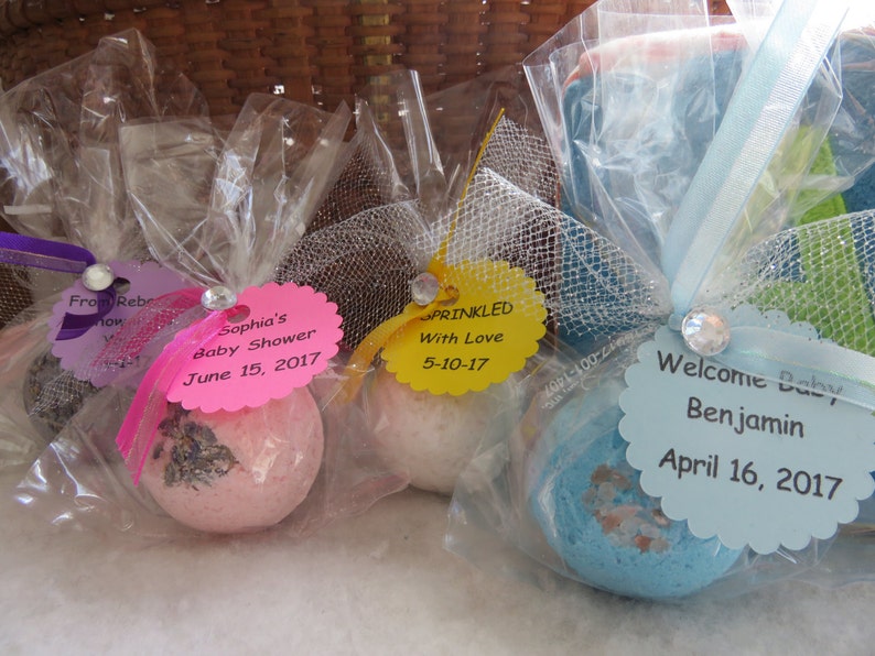 Baby Shower Favors Bath Bomb Favors Party Favors Baby Etsy