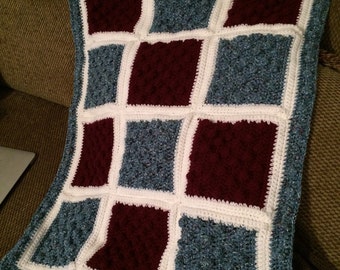 Austin's puffed Baby Blanket (crochet pattern)