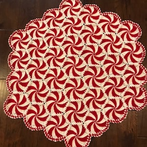 Peppermint Throw pattern only crochet pattern digital download to computer. For all peppermint patterns see all listing. image 3