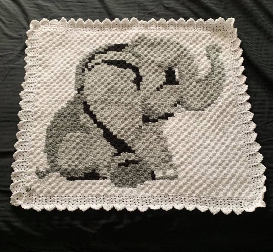 Elephant c2c crochet pattern hotsell