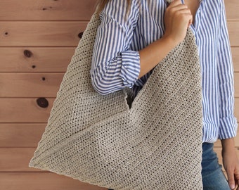 Crochet Pattern - Miller Market Bag / Tote for Spring and Summer