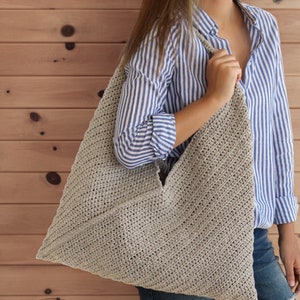 Crochet Pattern Miller Market Bag / Tote for Spring and Summer image 1