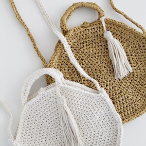 Crochet Pattern Mckenna Summer Round / Circle Bag / Purse image 6