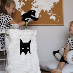 Crochet Pattern Brody Storage Bag / Basket by Lakeside Loops includes 4 design options image 3