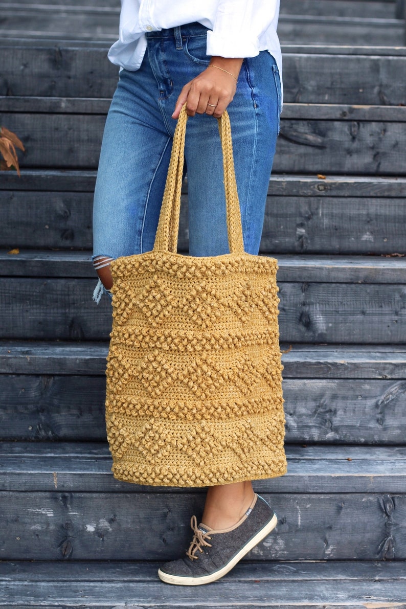 Häkelanleitung Adilyn Boho Market Tote Bag von Lakeside Loops Bild 9