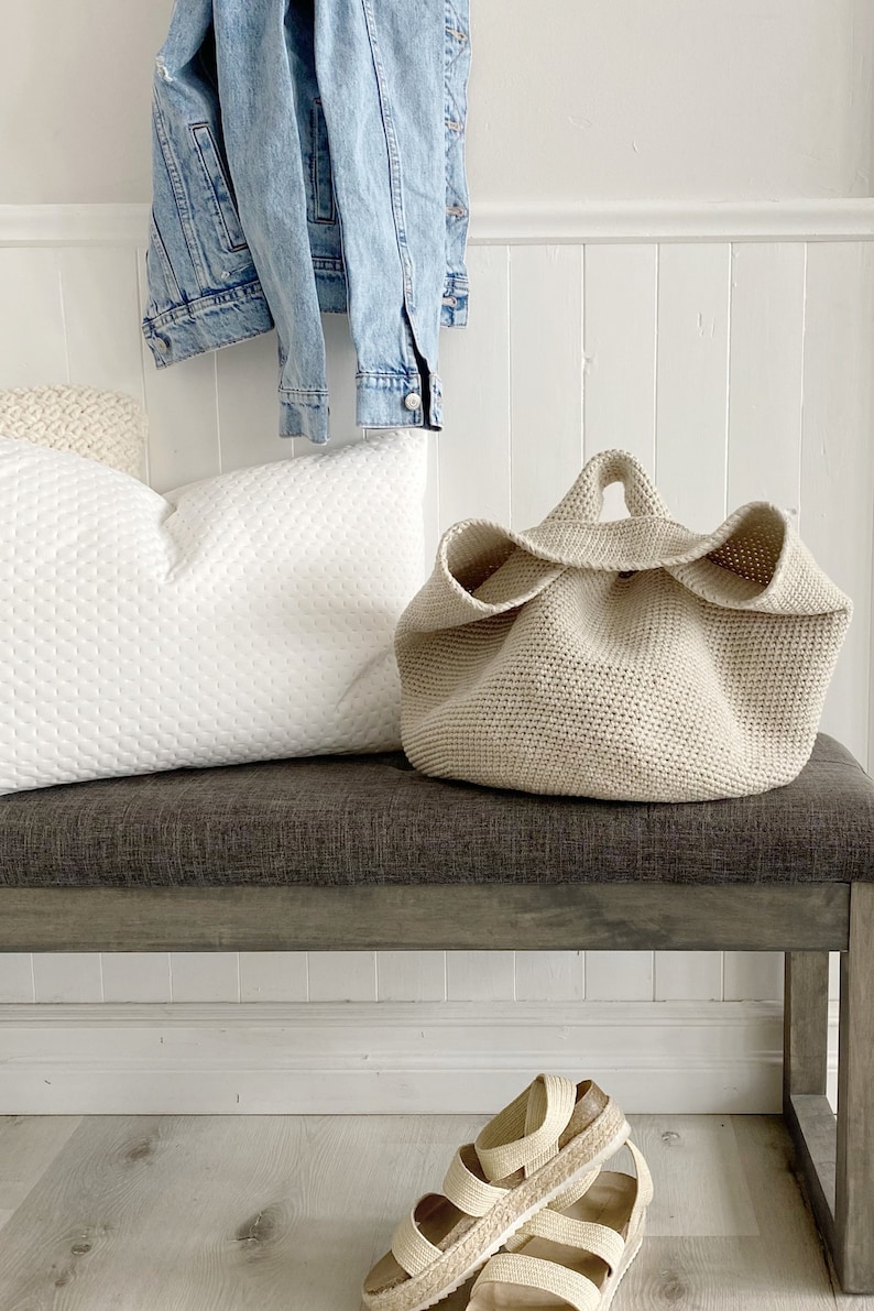 Crochet Pattern Auden Bag / Tote by Lakeside Loops Etsy