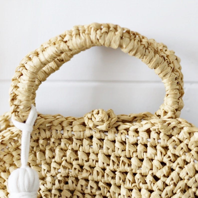Crochet Pattern Mckenna Summer Round / Circle Bag / Purse image 4