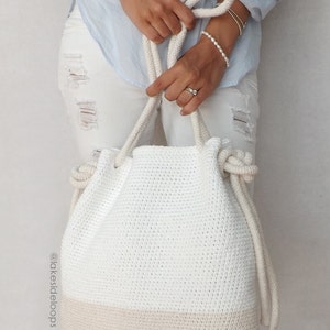 Crochet Pattern Bryce Bag/Purse by Lakeside Loops includes Adult & Child size image 2