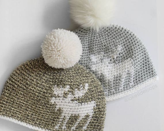 Crochet Pattern Morgan Moose Silhouette 