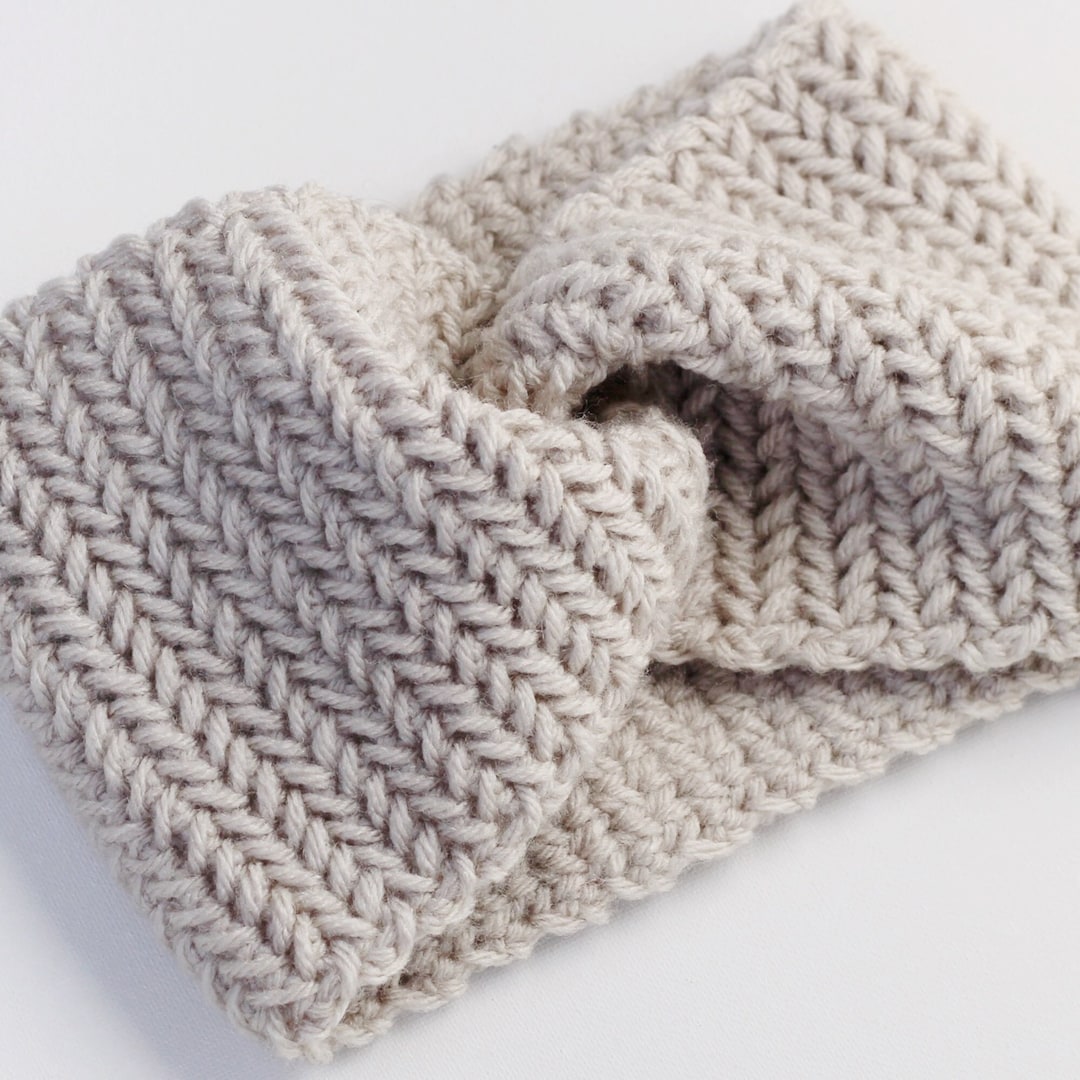 Crochet Pattern Harley Herringbone Head Warmer: Baby, Toddler