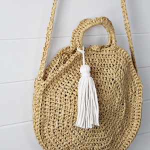 Patron au crochet Mckenna Summer Round / Circle Bag / Purse image 2