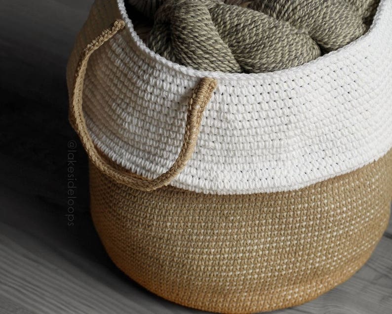 Crochet Pattern Monroe Belly Basket image 6