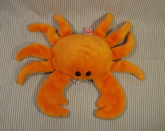 orange crab beanie baby