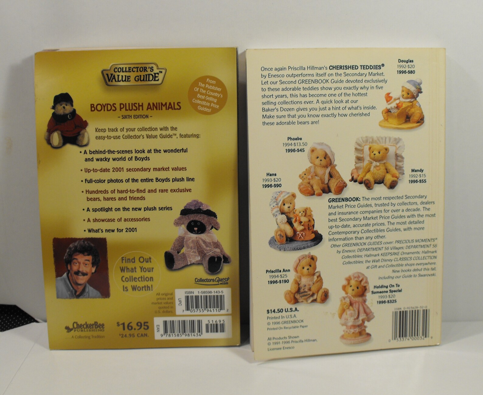 Two Books . Cherished Teddies Greenbook Value Guide and Boyds Etsy