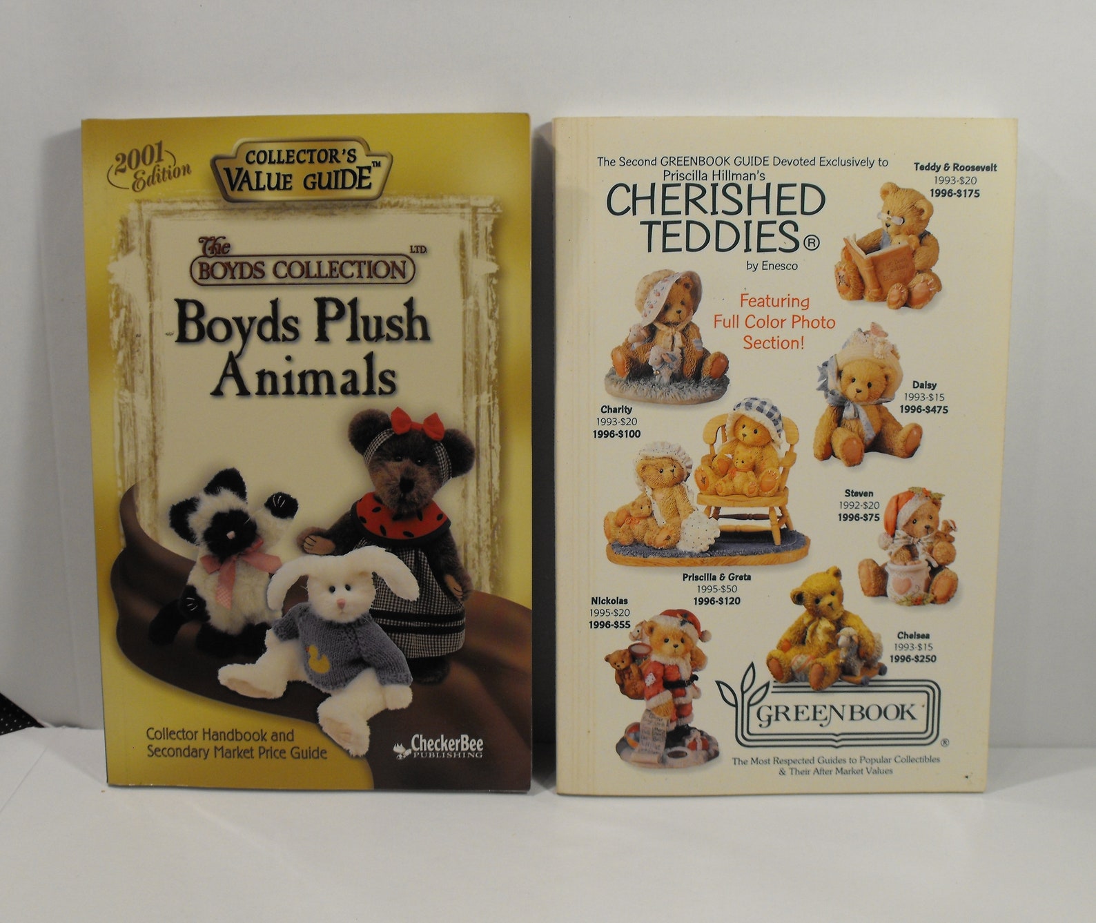 Two Books . Cherished Teddies Greenbook Value Guide and Boyds Etsy