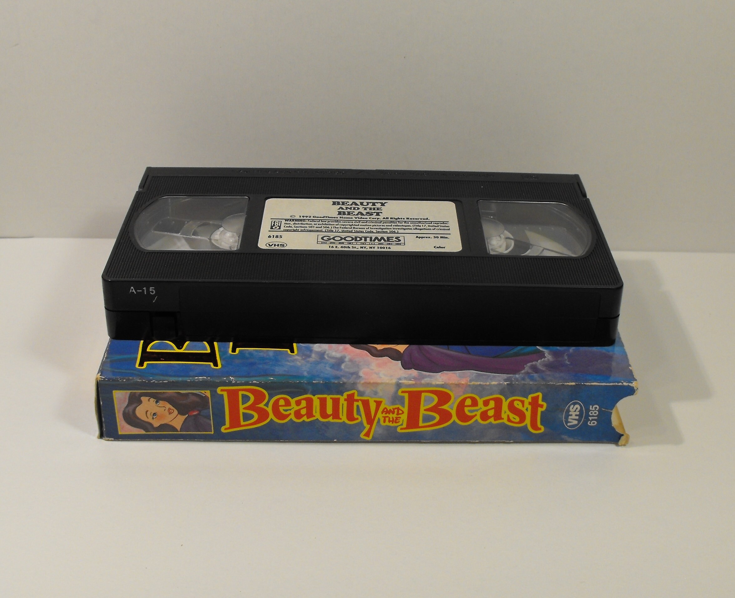 Beauty and The Beast Recorded on VHS Cassette Tape by Good Etsy