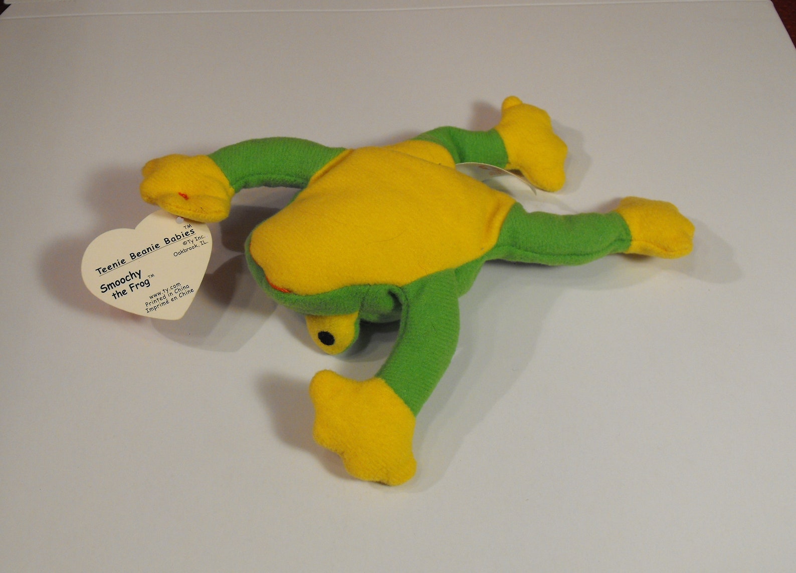 Smoochy the Frog . Teenie Beanie Babies . Ty. 1993 . Oakbrook | Etsy
