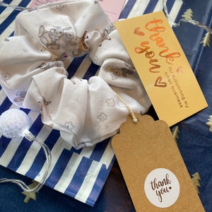Bambi inspired Disney Hair Scrunchie , Hair Tie , Accessories,Christmas,Birthday-Teen Gift , Disney gifts