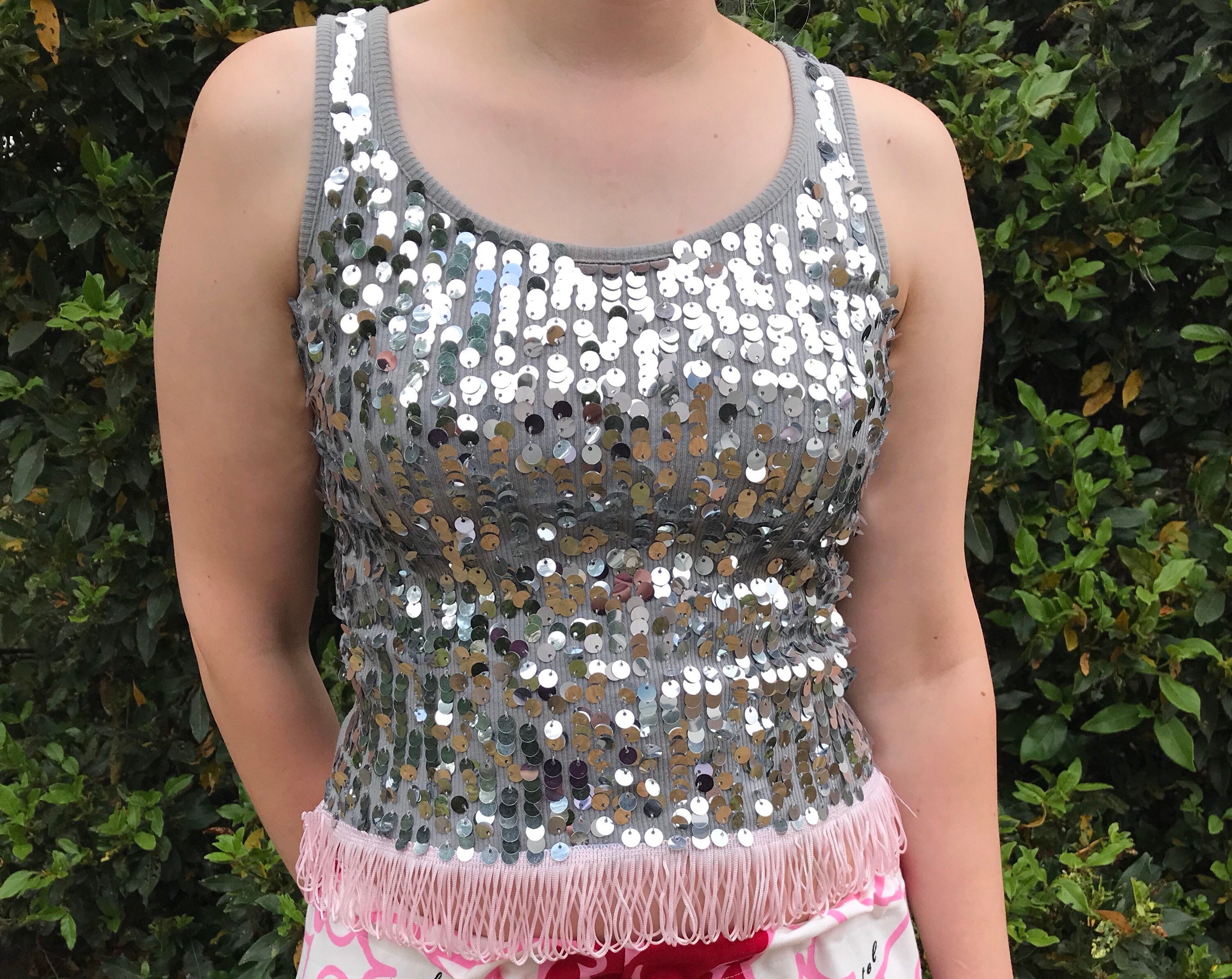sequin festival top
