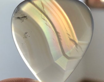 Iris Agate Custom Guitar Pick Created By Blaze