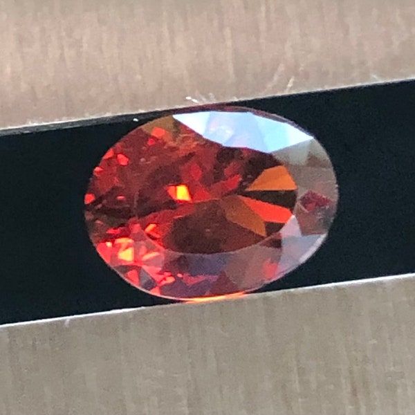 1.47ct Montana Garnet Oval From The Blaze N Gems Mine At The Eldorado Sapphire Bar