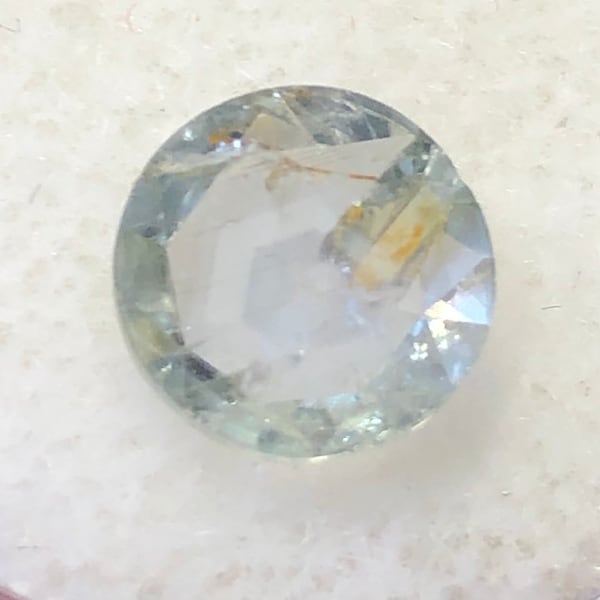 1.42ct Montana Rose Cut Sapphire Plate From The Blaze N Gems Mine At The Eldorado Bar