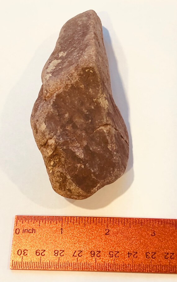 Montana Shocked Striated Quartzite Hexagon Teardrop Crystal