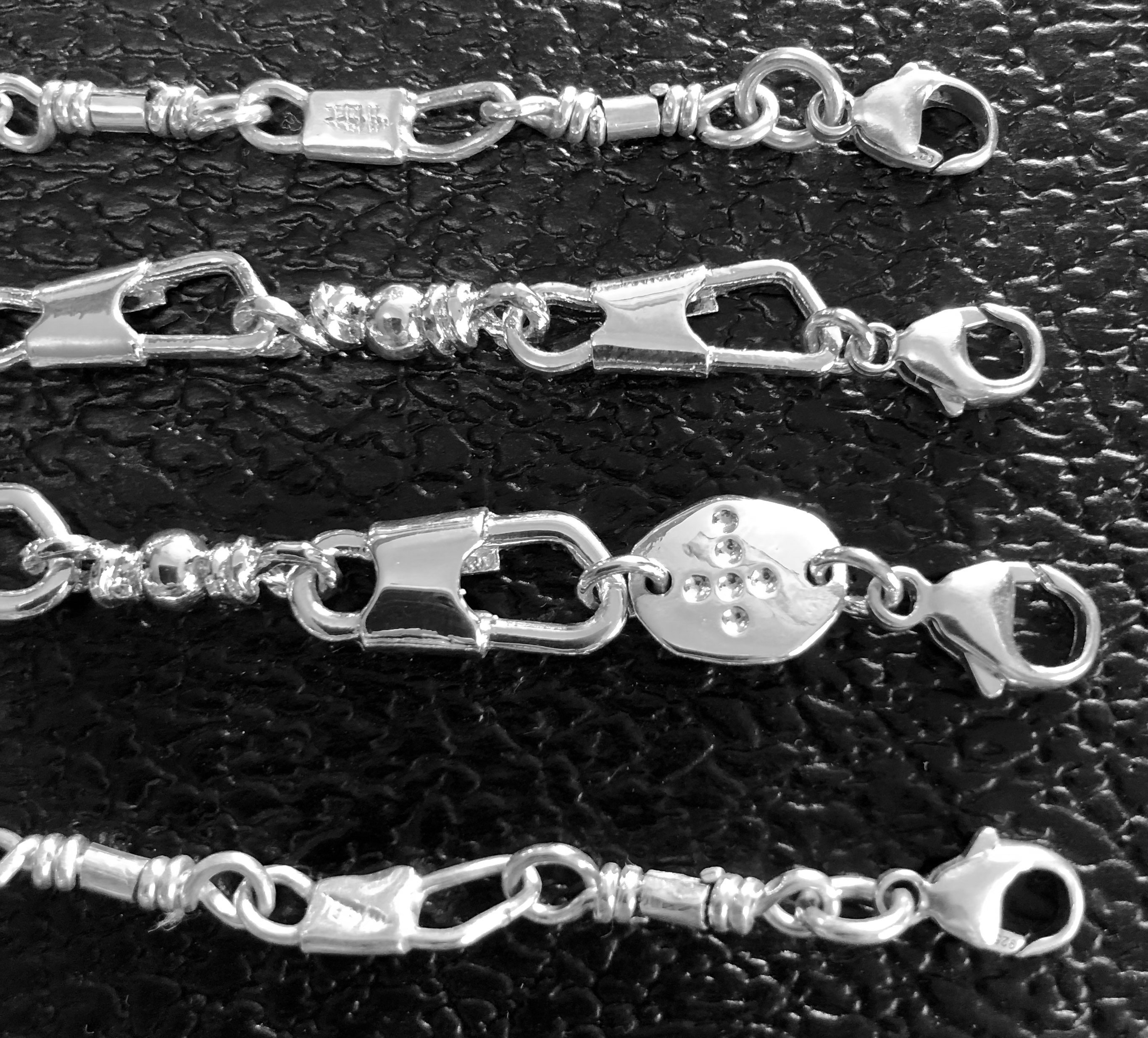 Fishing Swivel Bracelet/solid Silver. Price is per Bracelet. Etsy UK