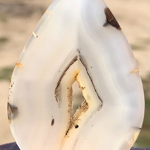 Montana Eldorado Bar Moss Agate/Large Cabochon Crafted By Blaze