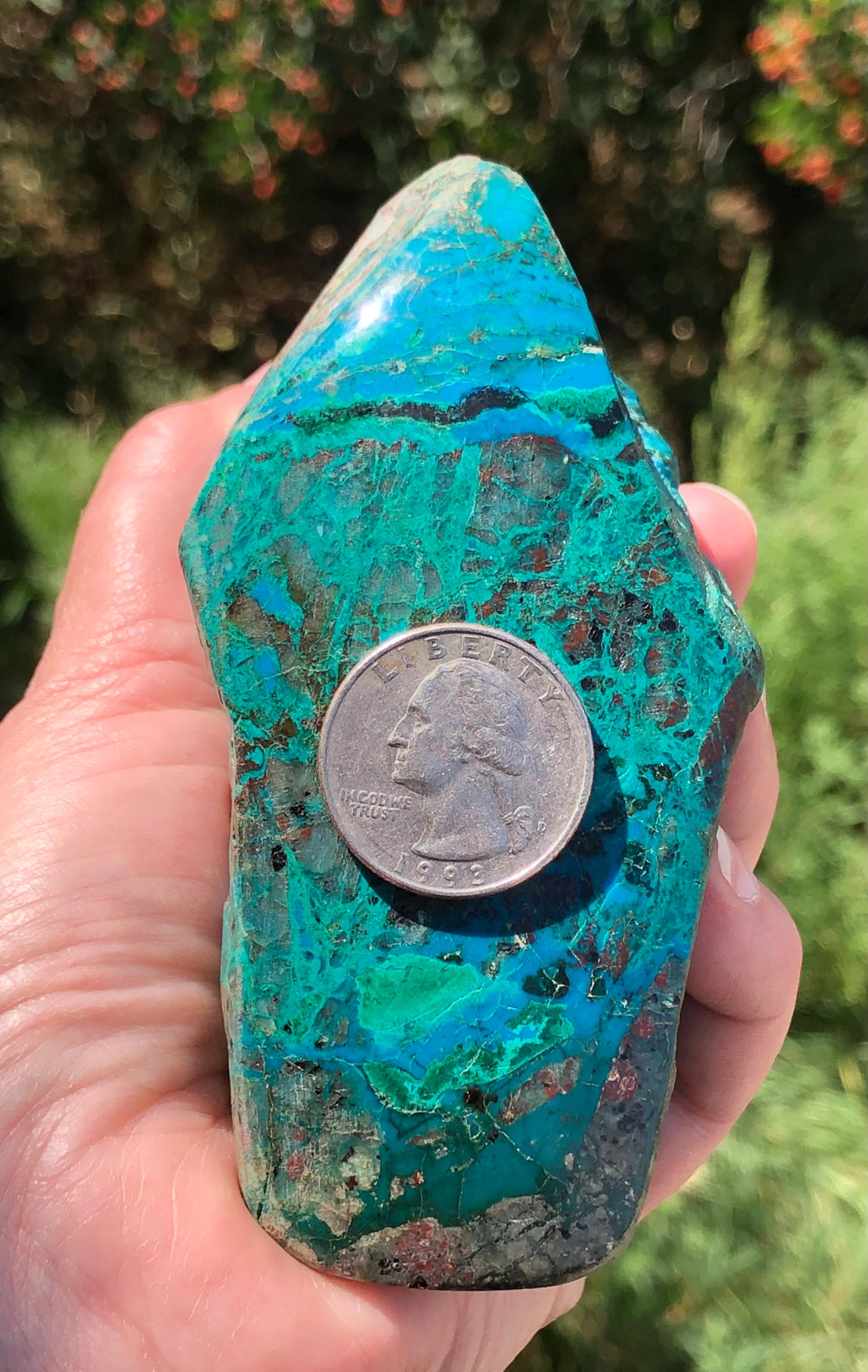 クリソコラ ビスビー アリゾナ研磨標本 - Etsy 日本