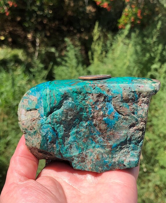 クリソコラ ビスビー アリゾナ研磨標本 - Etsy 日本