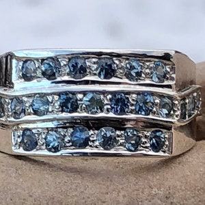 Montana Multi Color Sapphires Set in Silver