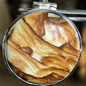 Montana Picture Jasper Silver Pendant