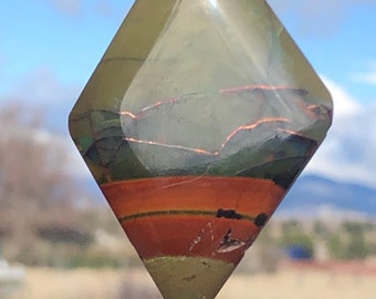 Indonesian Native Copper Agate Cabochon